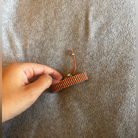 Orange / Silver Links of London friendship bracelet - Picture 3 of 3